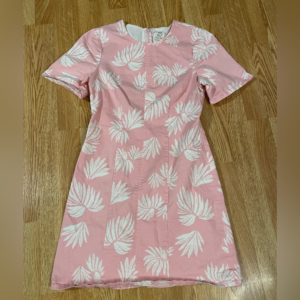 Cinq à Sept Pink and White Mini Dress